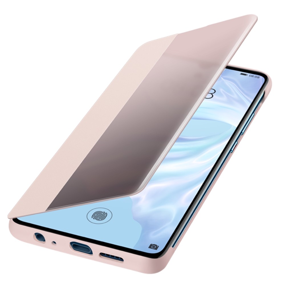 Husa Book Huawei Smart View pentru Huawei P30 Pink thumb