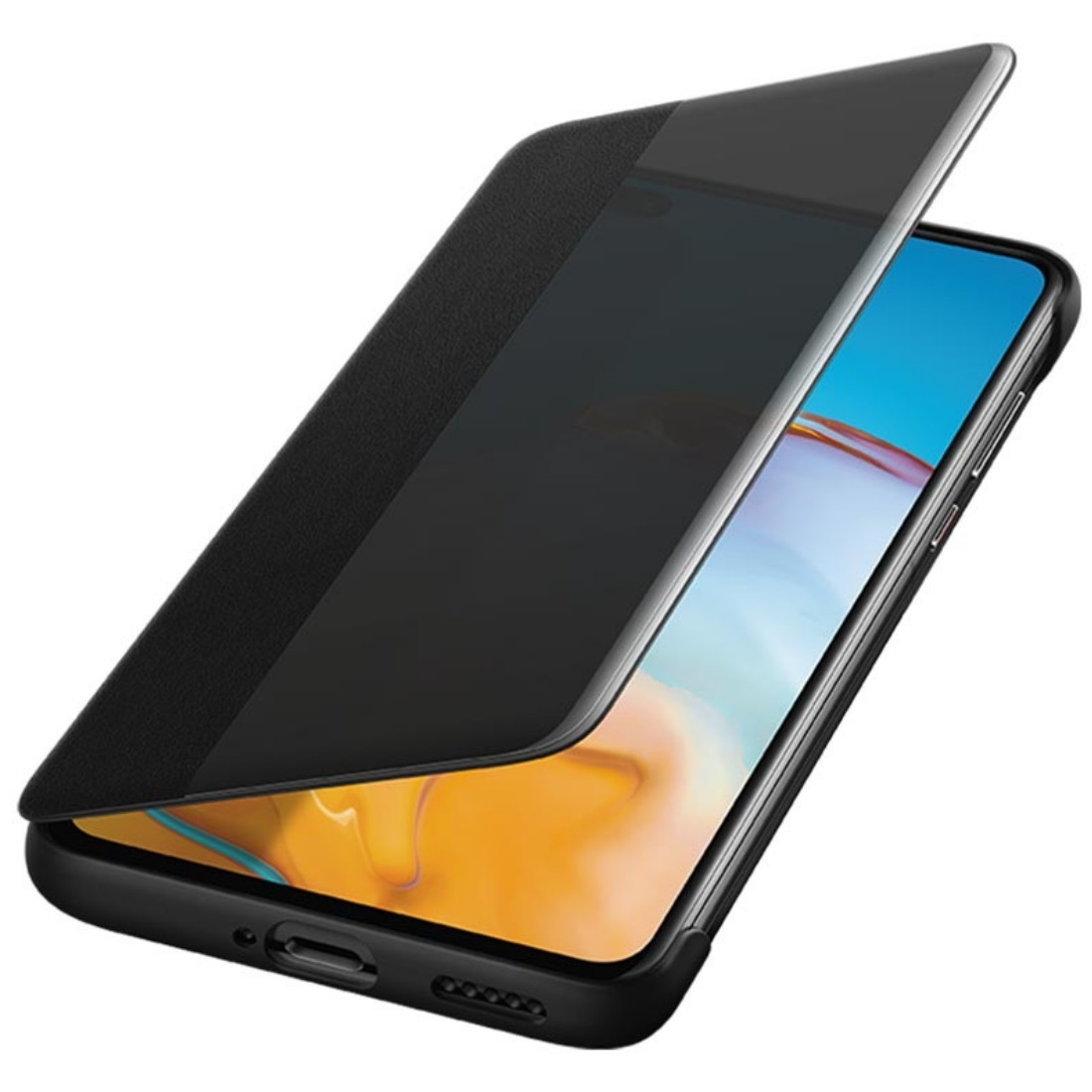 Husa Book Huawei Smart View pentru Huawei P40 Black thumb