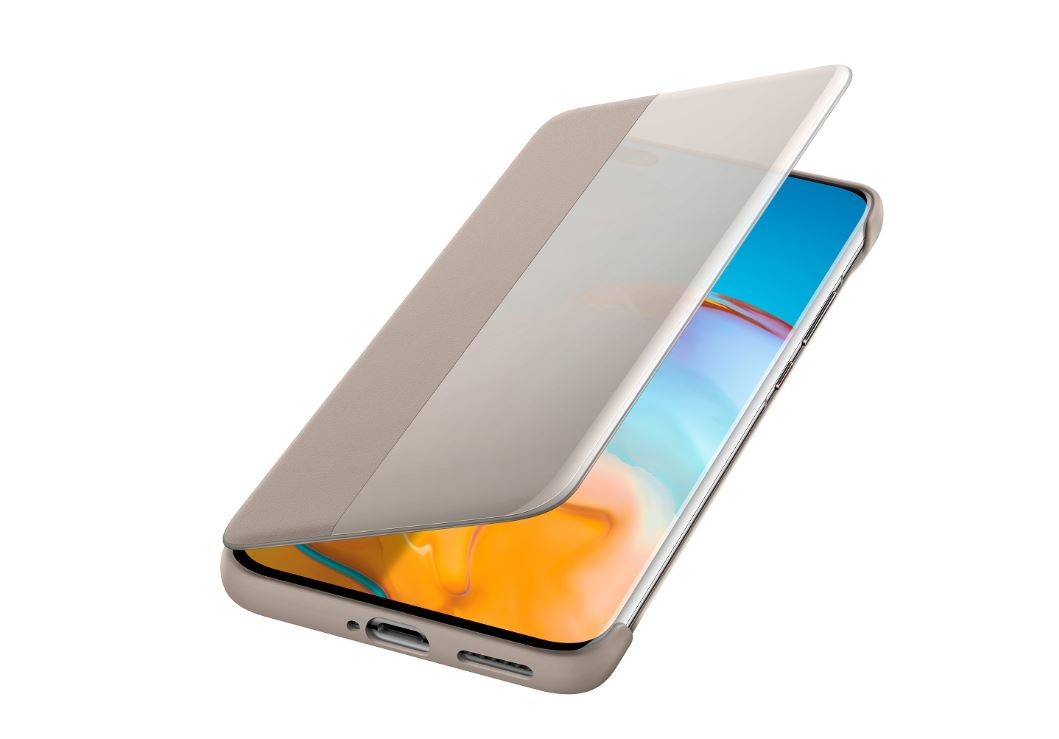 Husa Book Huawei Smart View pentru Huawei P40 Pro Kaki thumb