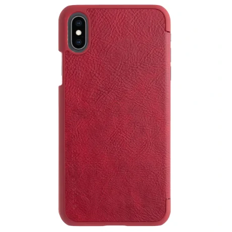 Husa Book iPhone X, Nillkin Rosu Qin