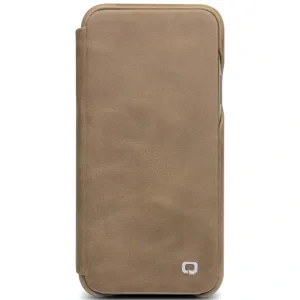 Husa Book iPhone X/Xs Qialino Khaki