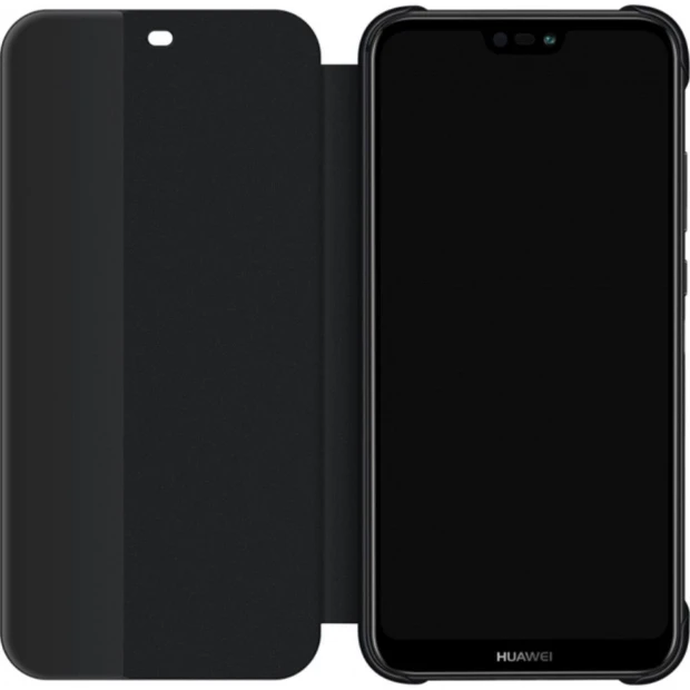 Husa Book Leather Huawei pentru Huawei P20 Lite Black