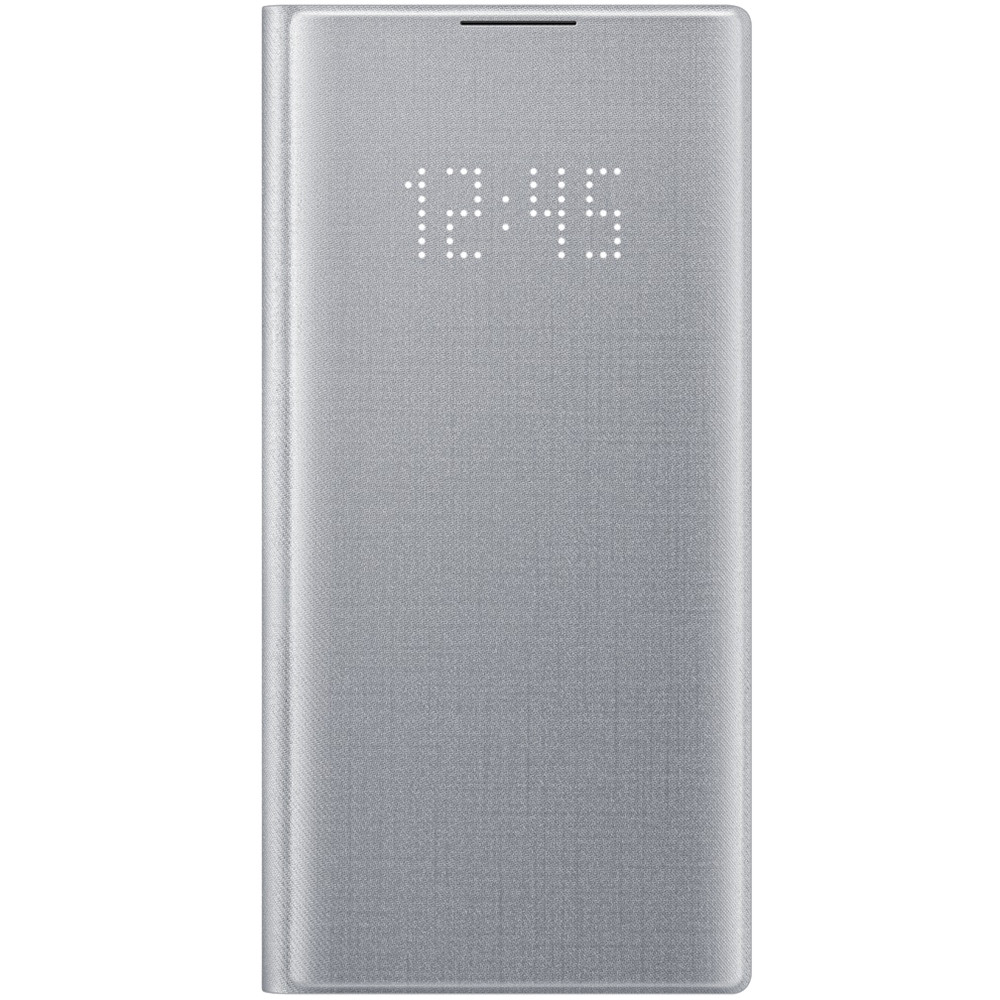 Husa Book Led Samsung pentru Samsung Galaxy Note 10 Argintiu thumb