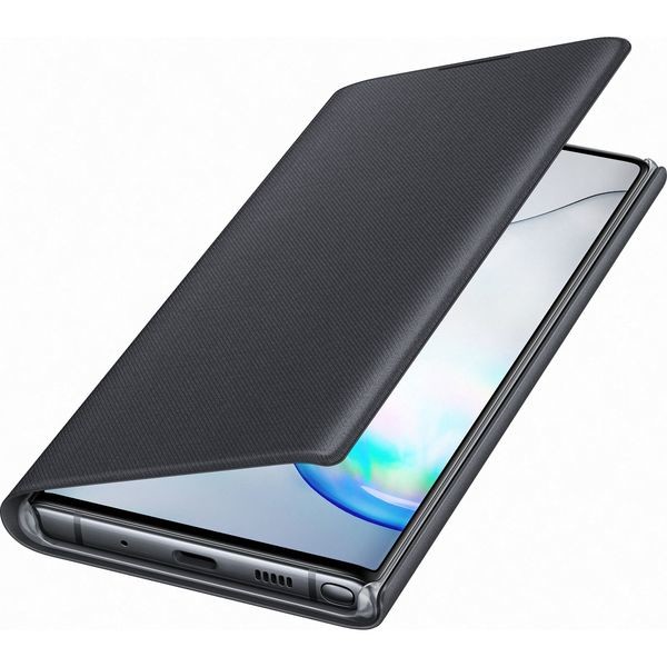 Husa Book Led Samsung pentru Samsung Galaxy Note 10 Negru thumb