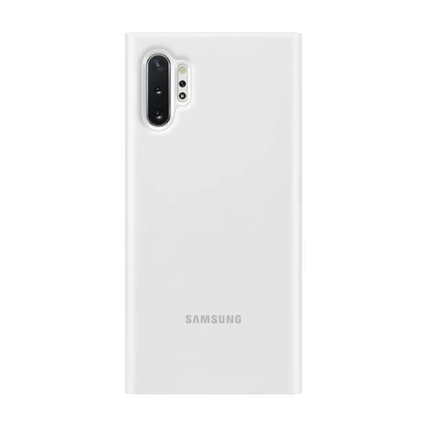 Husa Book Led Samsung pentru Samsung Galaxy Note 10 Plus Alb