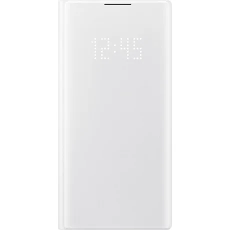 Husa Book Led Samsung pentru Samsung Galaxy Note 10 Plus Alb