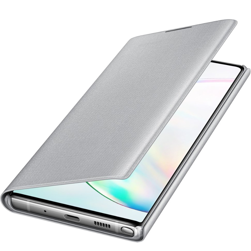 Husa Book Led Samsung pentru Samsung Galaxy Note 10 Plus Argintiu thumb