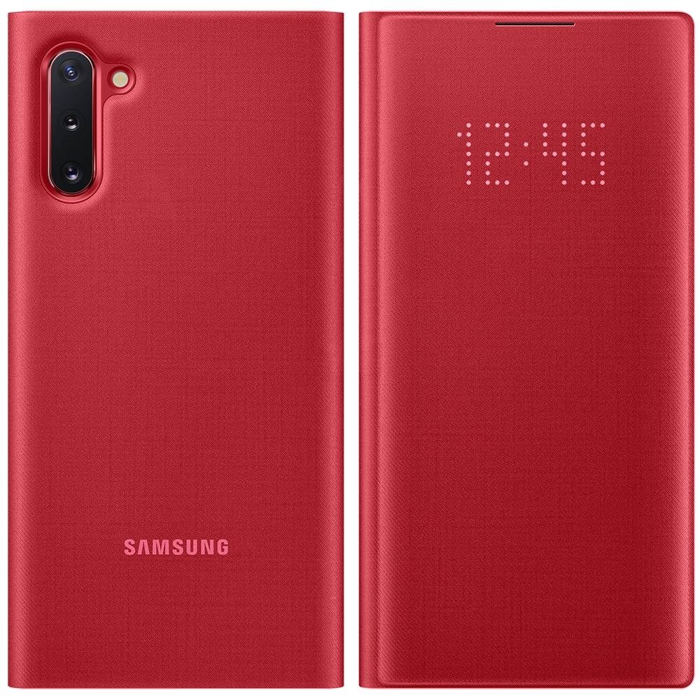 Husa Book Led Samsung pentru Samsung Galaxy Note 10 Rosu thumb
