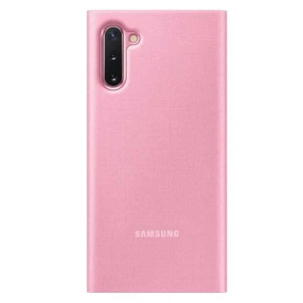 Husa Book Led Samsung pentru Samsung Galaxy Note 10 Roz