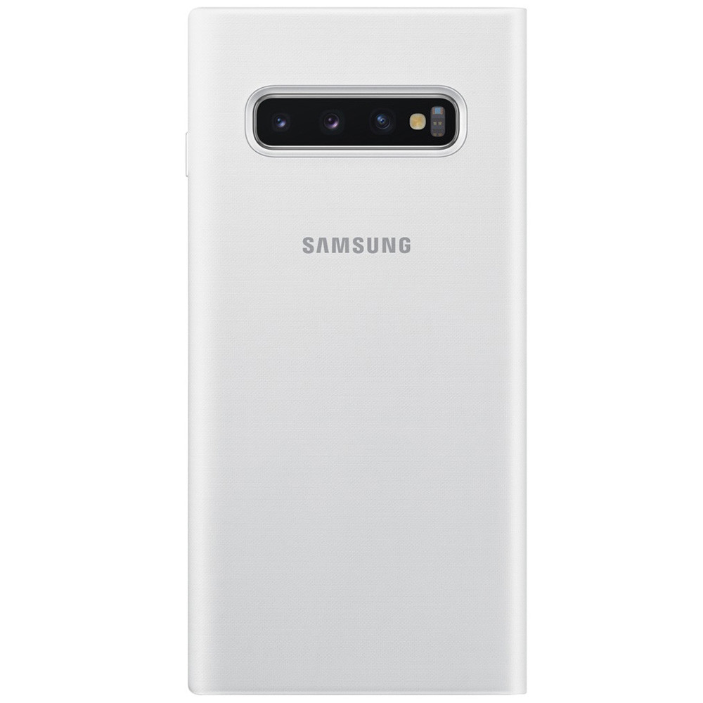 Husa Book Led Samsung pentru Samsung Galaxy S10 Alb thumb