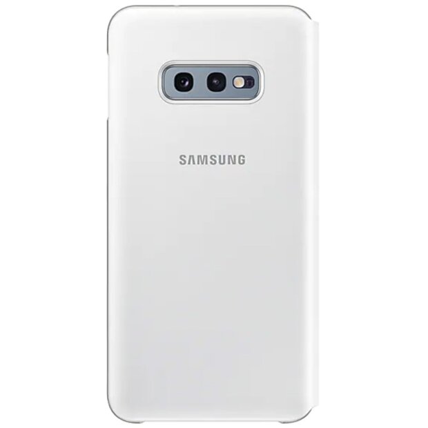 Husa Book Led Samsung pentru Samsung Galaxy S10e Alb