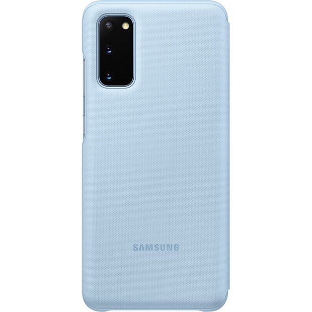 Husa Book Led Samsung pentru Samsung Galaxy S20 Albastru