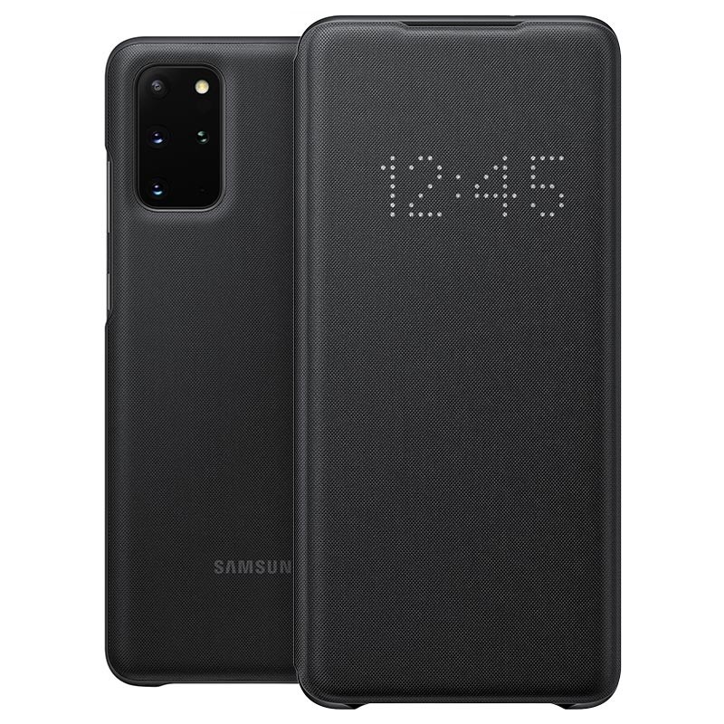 Husa Book Led Samsung pentru Samsung Galaxy S20 Plus Negru thumb