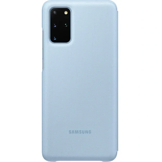 Husa Book Led Samsung pentru Samsung Galaxy S20 Plus Albastru