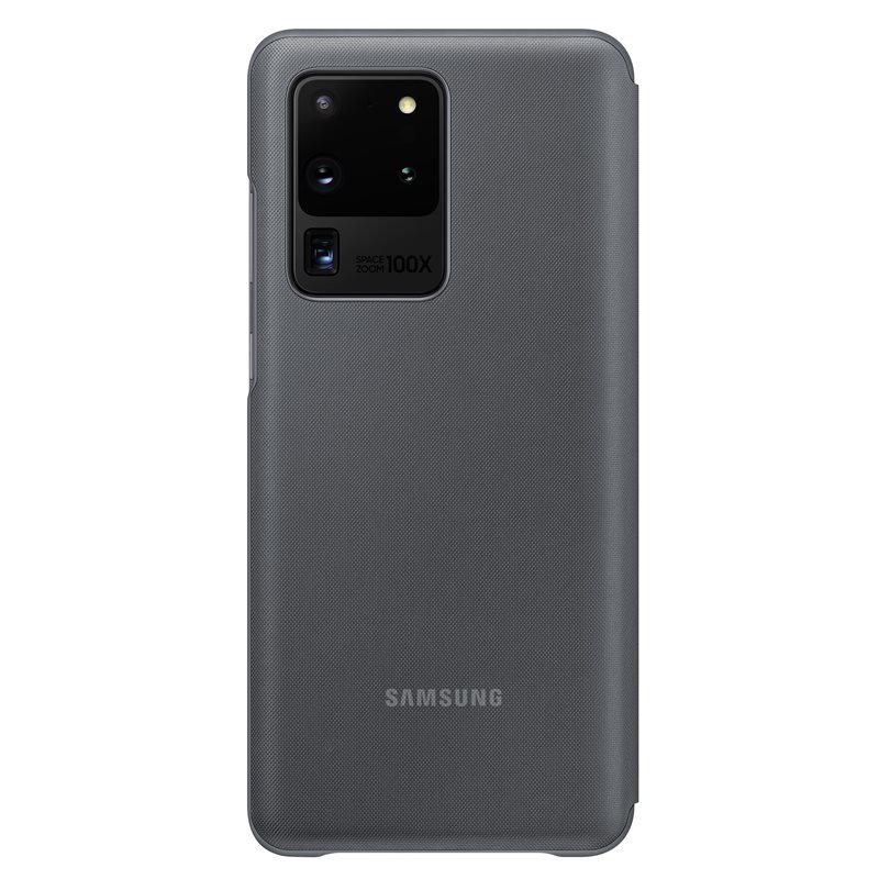 Husa Book Led Samsung pentru Samsung Galaxy S20 Ultra Gri thumb