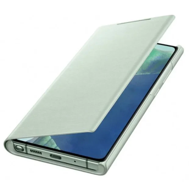 Husa Book Led View Samsung pentru Samsung Galaxy Note 20 Mint