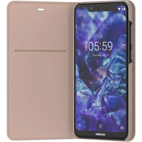 Husa Book Nokia pentru Nokia 5.1 Plus Nude