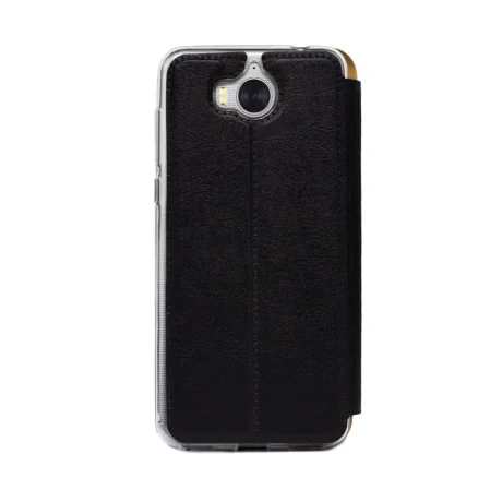 Husa Book S-View Huawei Y5 2017/Y6 2017 Negru