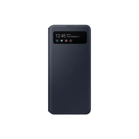 Husa Book S-View Led Samsung pentru Samsung Galaxy A41 Negru