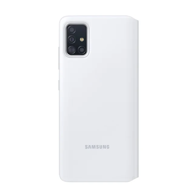 Husa Book S-View Led Samsung pentru Samsung Galaxy A71 White