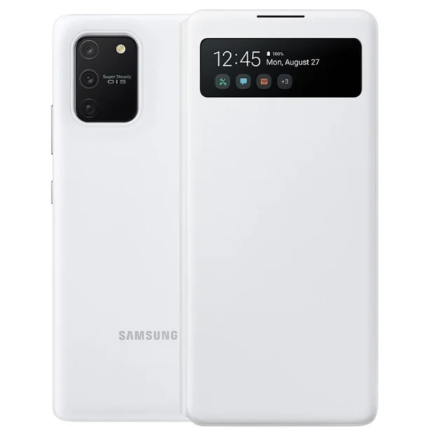 Husa Book S-View Led Samsung pentru Samsung Galaxy S10lite Alb