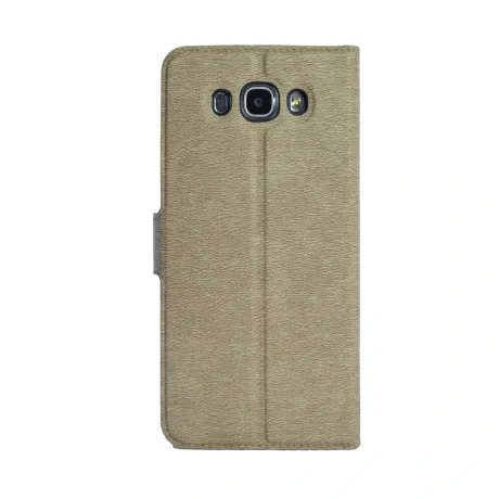Husa Book S-View Samsung Galaxy J7 2016 Auriu
