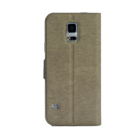 Husa Book S-View Samsung Galaxy S5 Auriu