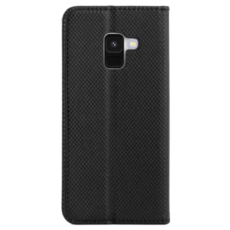 Husa Book Samsung Galaxy A8 2018, Contakt Neagra