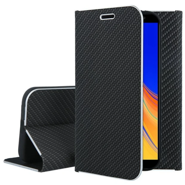 Husa Book Samsung Galaxy J4 Plus, Vennus Neagra