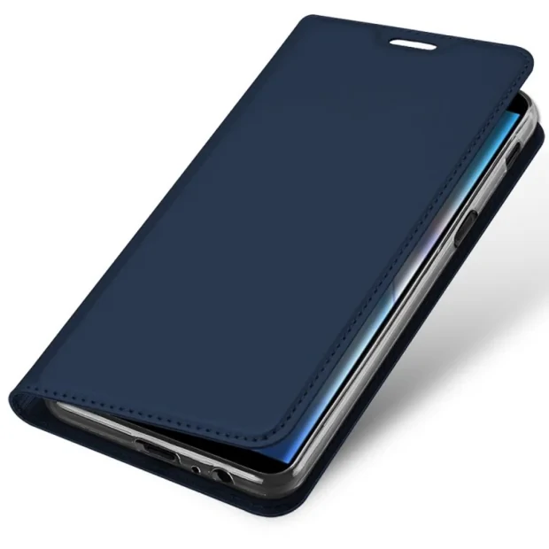 Husa Book Samsung Galaxy J6 Plus, Dux Ducis Skin, Albastru