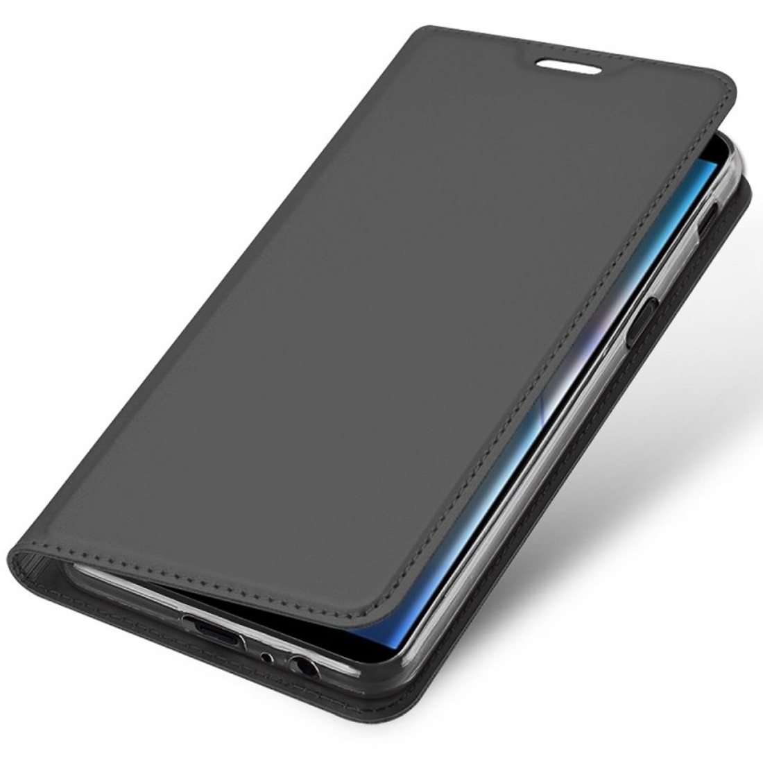 Husa Book Samsung Galaxy J6 Plus, Dux Ducis Skin, Negru thumb