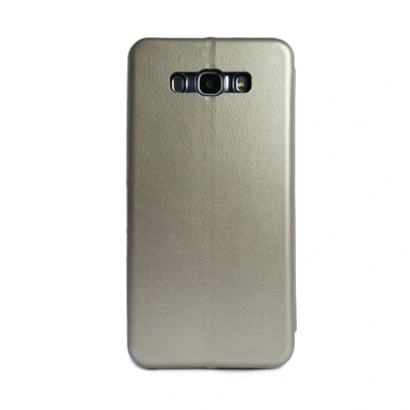 Husa book Samsung Galaxy J7 2016 Auriu OC