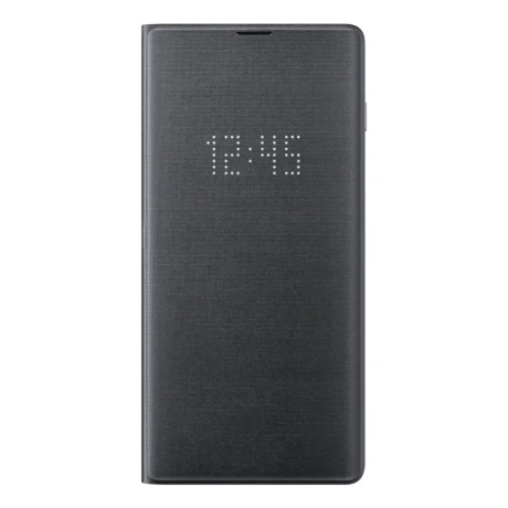 Husa Book Samsung Galaxy S10 Plus Black Led View Cover