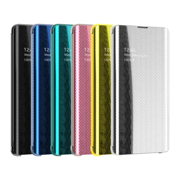 Husa Book Samsung Galaxy S10 Plus Green Flip View Cover
