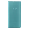 Husa Book Samsung Galaxy S10 Plus Green Led View Cover