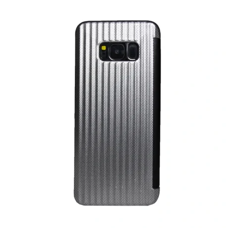 Husa book Samsung Galaxy S8 Argintiu