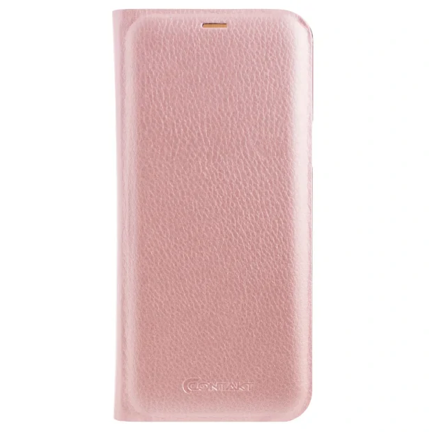 Husa book Samsung Galaxy S9, CTK Roz gold