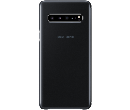 Husa Book Samsung pentru Galaxy S10 Clear View Cover Negru EF-ZG977CBEGWW thumb