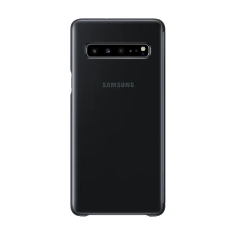 Husa Book Samsung pentru Galaxy S10 Clear View Cover Negru EF-ZG977CBEGWW