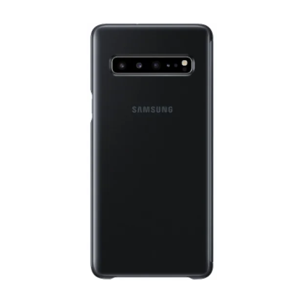Husa Book Samsung pentru Galaxy S10 Clear View Cover Negru EF-ZG977CBEGWW