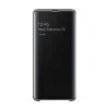Husa Book Samsung pentru Galaxy S10 Clear View Cover Negru EF-ZG977CBEGWW