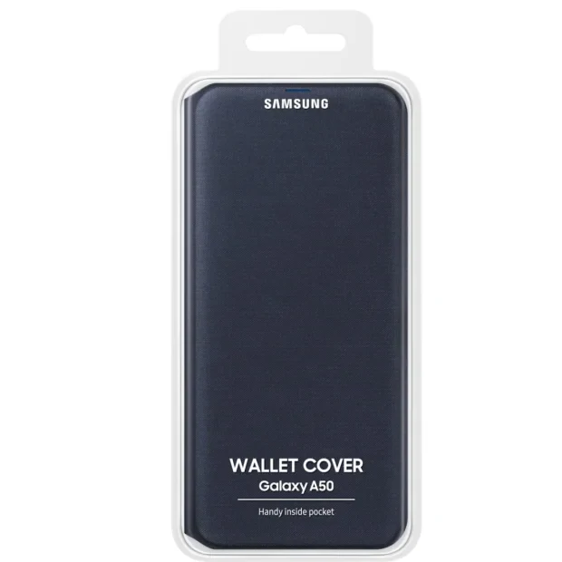 Husa Samsung Flip Wallet Cover pentru Samsung Galaxy A50 Black