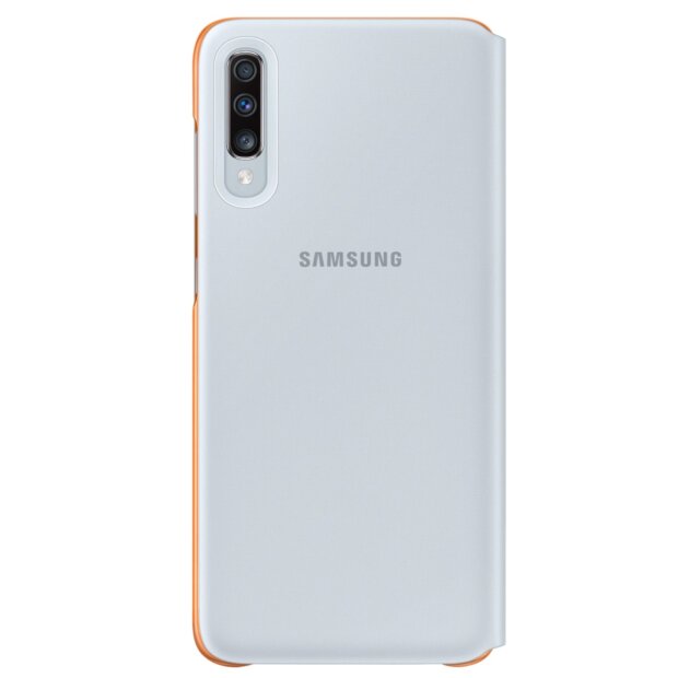 Husa Flip Wallet Cover Samsung pentru Samsung Galaxy A70 White