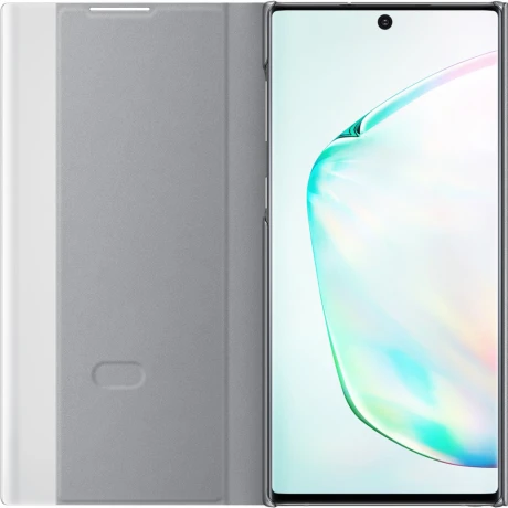 Husa Book Samsung pentru Samsung Galaxy Note 10 Argintiu