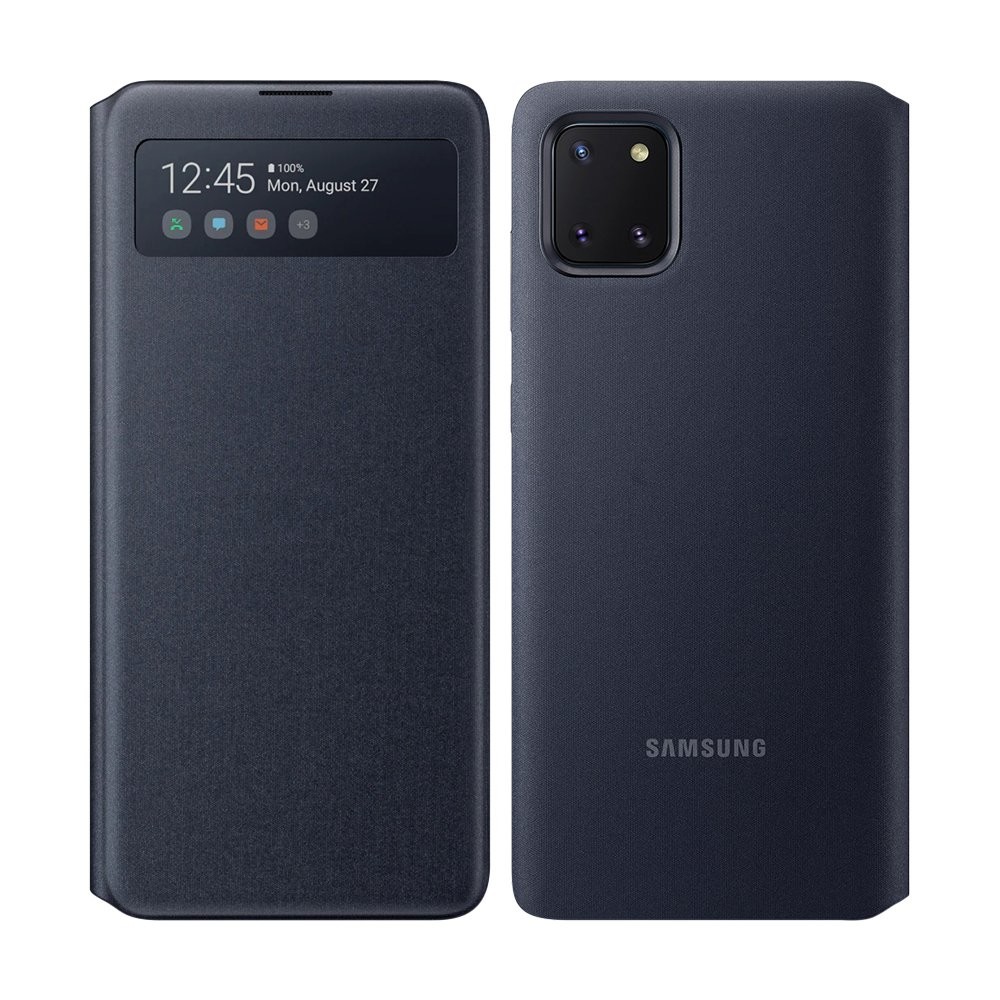 Husa Book Samsung S-View pentru Samsung Galaxy Note 10 Lite Black thumb