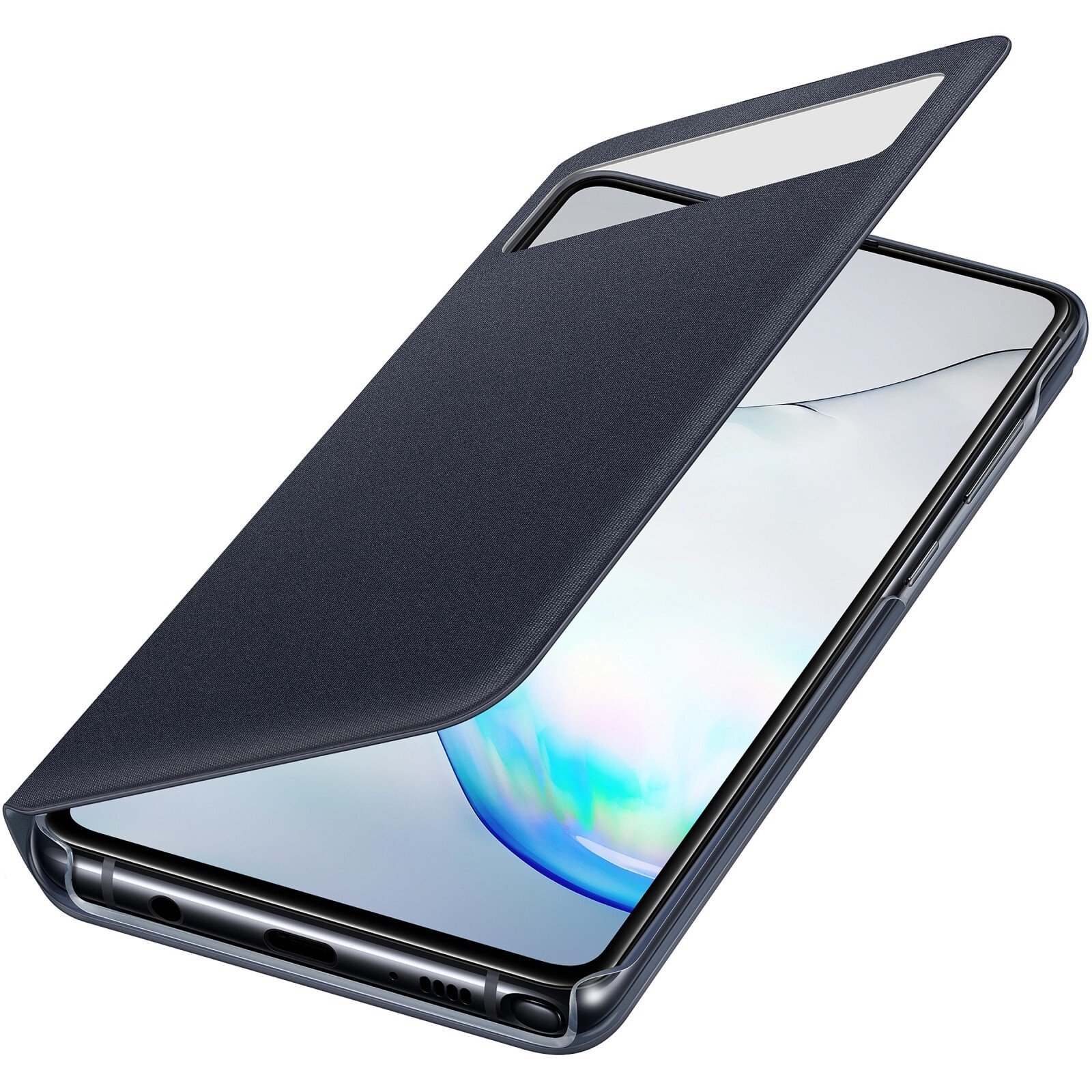 Husa Book Samsung S-View pentru Samsung Galaxy Note 10 Lite Black thumb