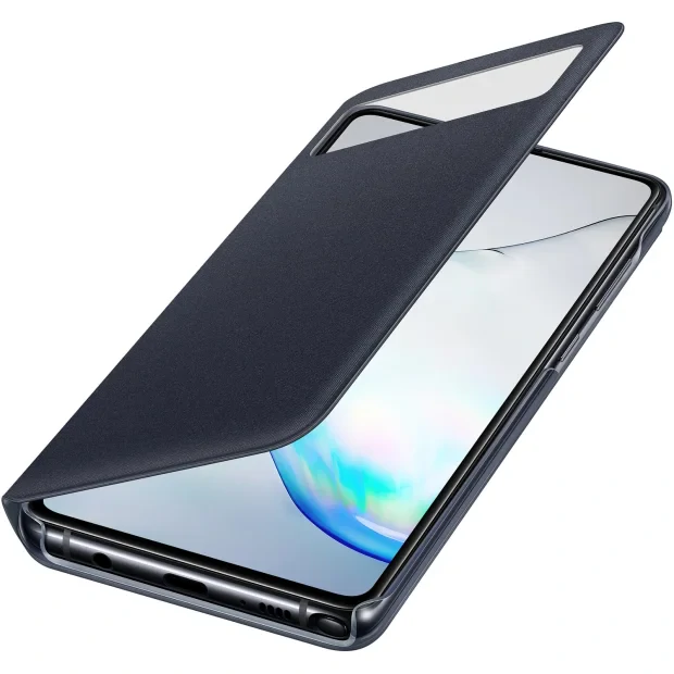 Husa Book Samsung S-View pentru Samsung Galaxy Note 10 Lite Black