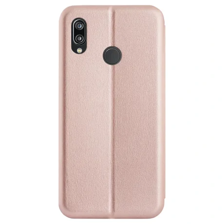 Husa book satinat Huawei P20 Lite, Contakt Roz