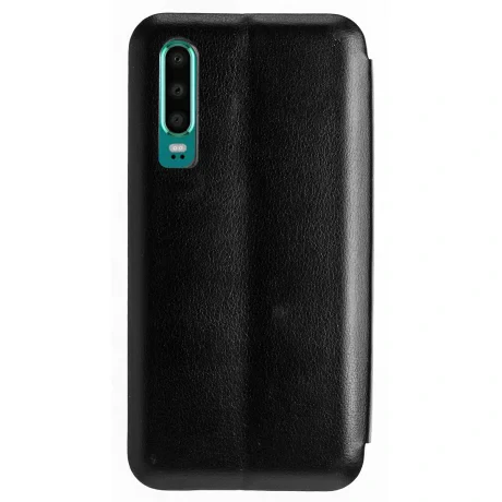 Husa Book Satinat Huawei P30, Negru OC