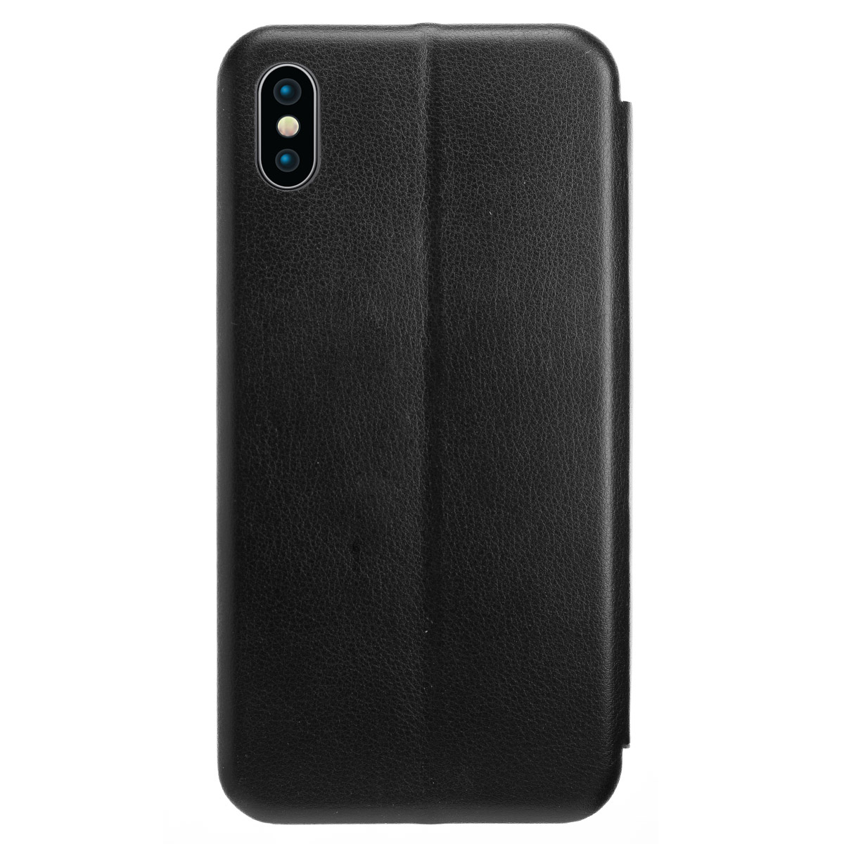 Husa book satinat iPhone XS Max Contakt Negru thumb